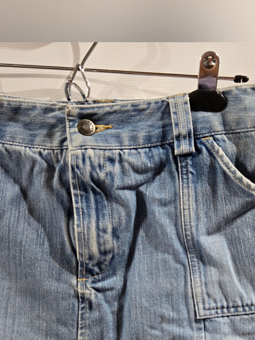 Edddie Bauer Blue Jean Skirt Sz 8 Like New!High Quality - Picture 4 of 12